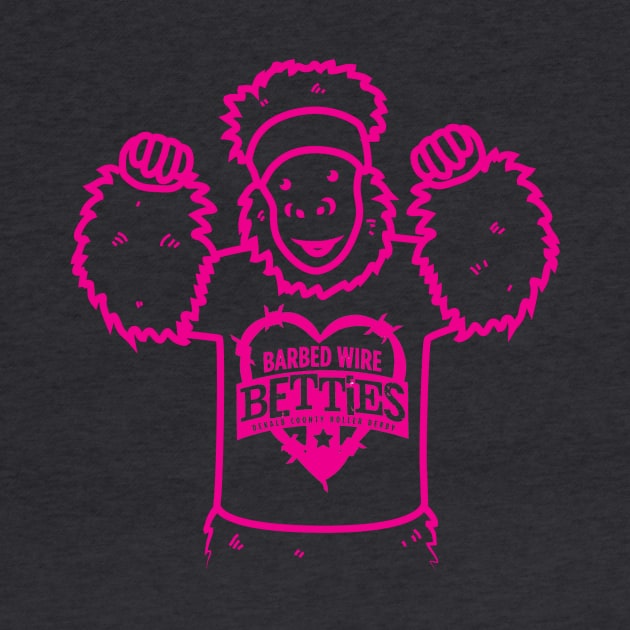 Ape-X pink by BarbedWireRollerDerby